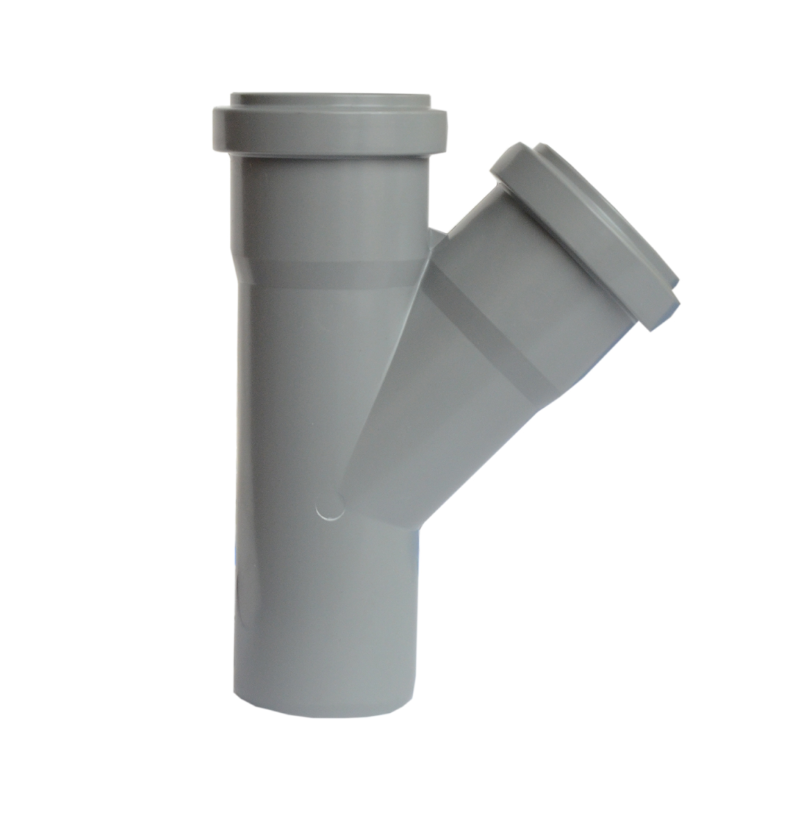 Трійник 75х75/45° Htplus Magnaplast